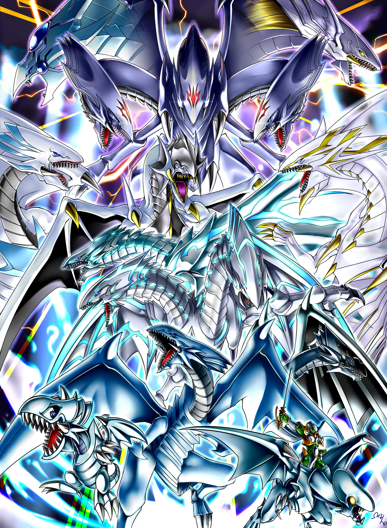 Detail Blue Eyes Ultimate Dragon Wallpaper Nomer 31