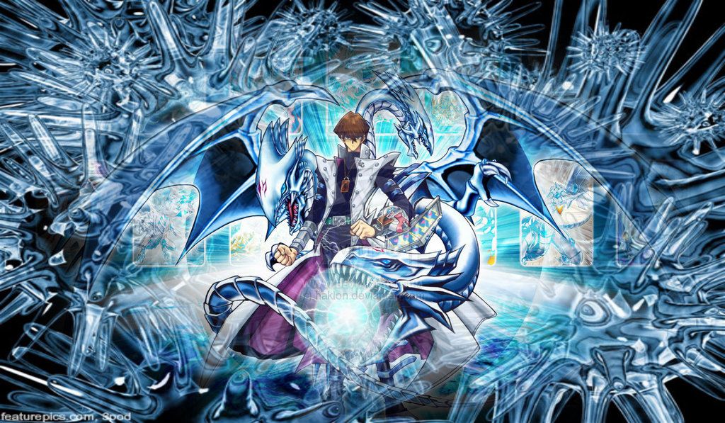 Detail Blue Eyes White Dragon Wallpaper Nomer 13