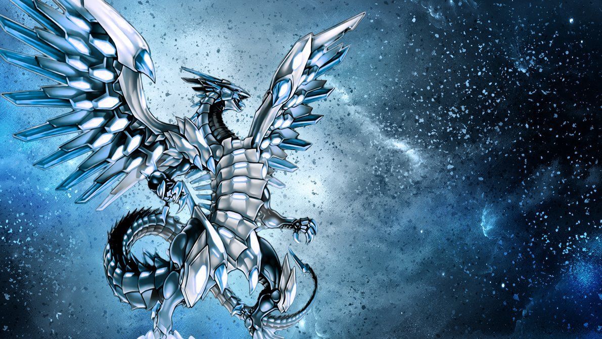 Detail Blue Eyes White Dragon Wallpaper Nomer 15