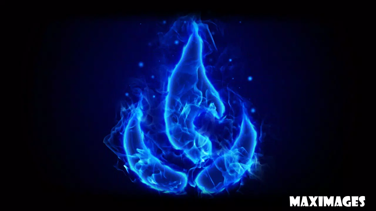 Detail Blue Fire Wallpaper Nomer 24
