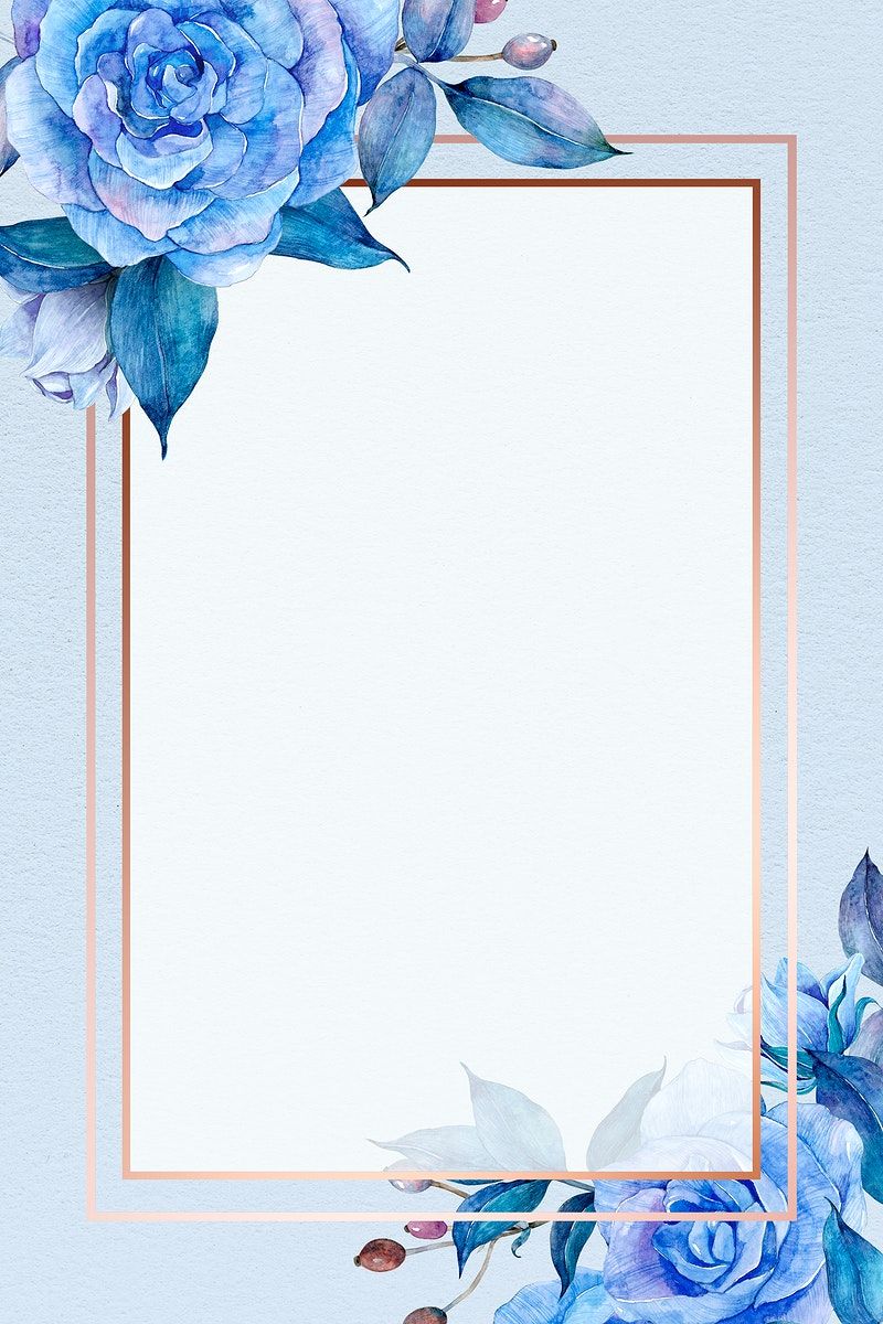 Detail Blue Floral Background Nomer 34