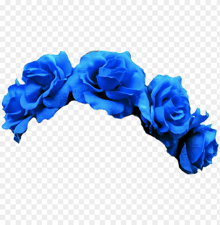 Detail Blue Flower Crown Png Nomer 2