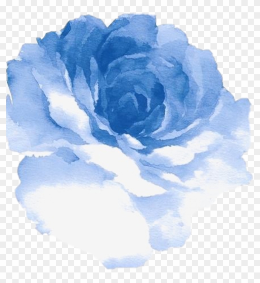 Detail Blue Flower Watercolor Png Nomer 11