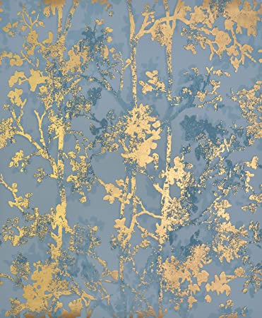 Blue Gold Wallpaper - KibrisPDR