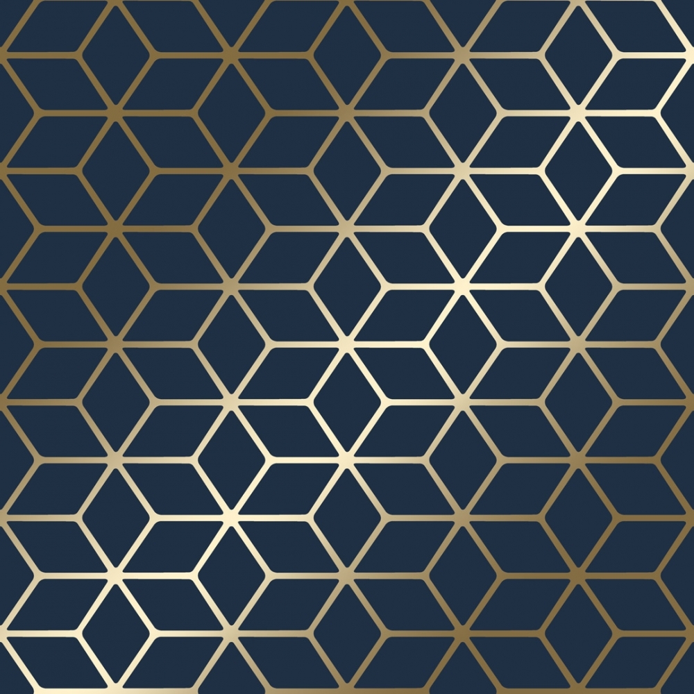 Detail Blue Gold Wallpaper Nomer 4