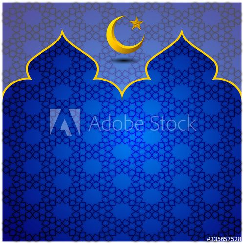 Detail Blue Islamic Background Nomer 21