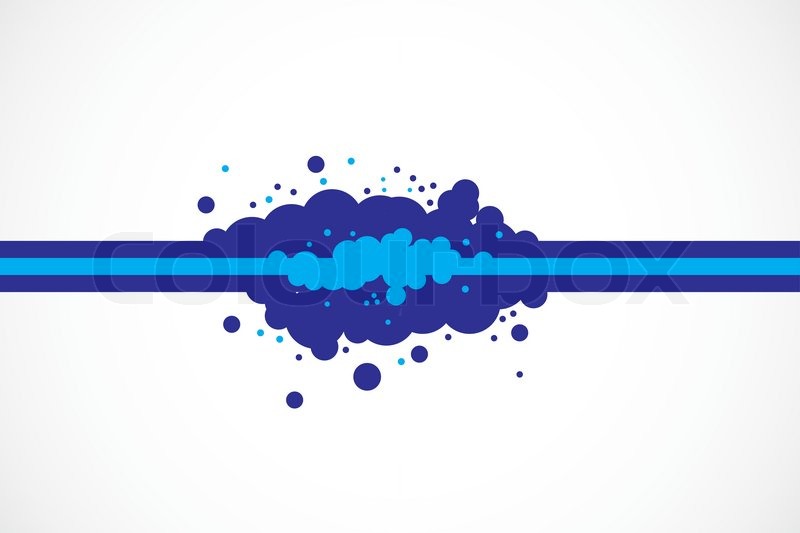 Detail Blue Line Vector Nomer 9