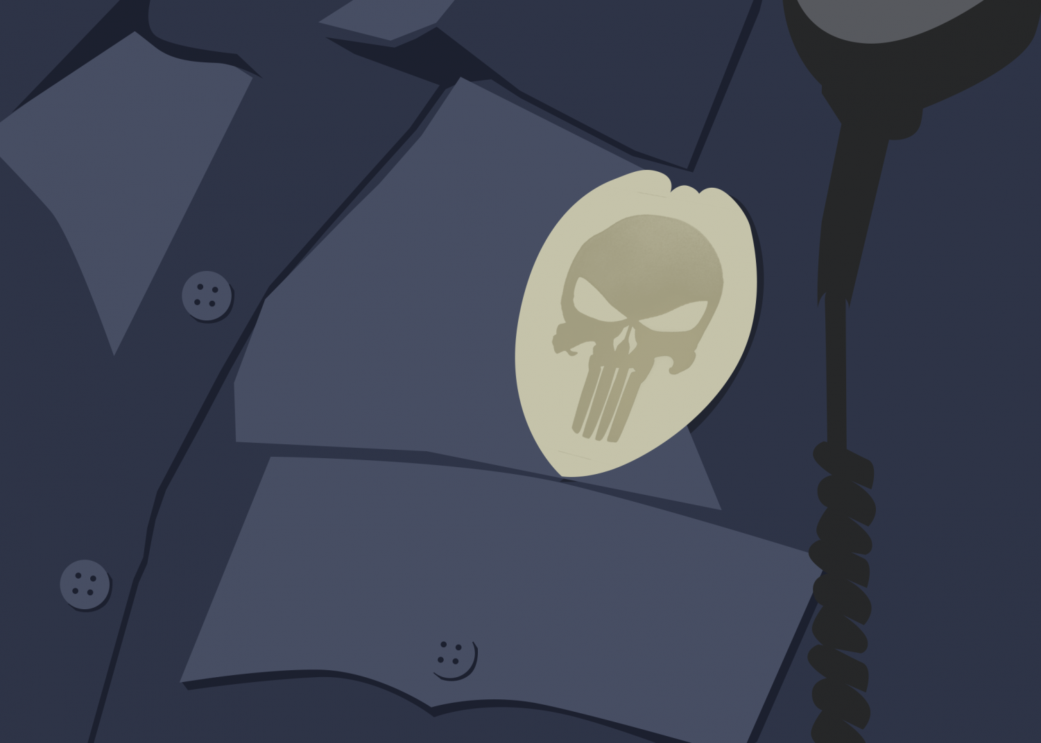 Detail Blue Lives Matter Skull Sticker Nomer 42