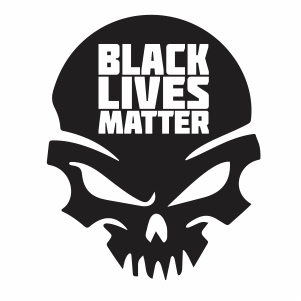 Detail Blue Lives Matter Skull Sticker Nomer 57