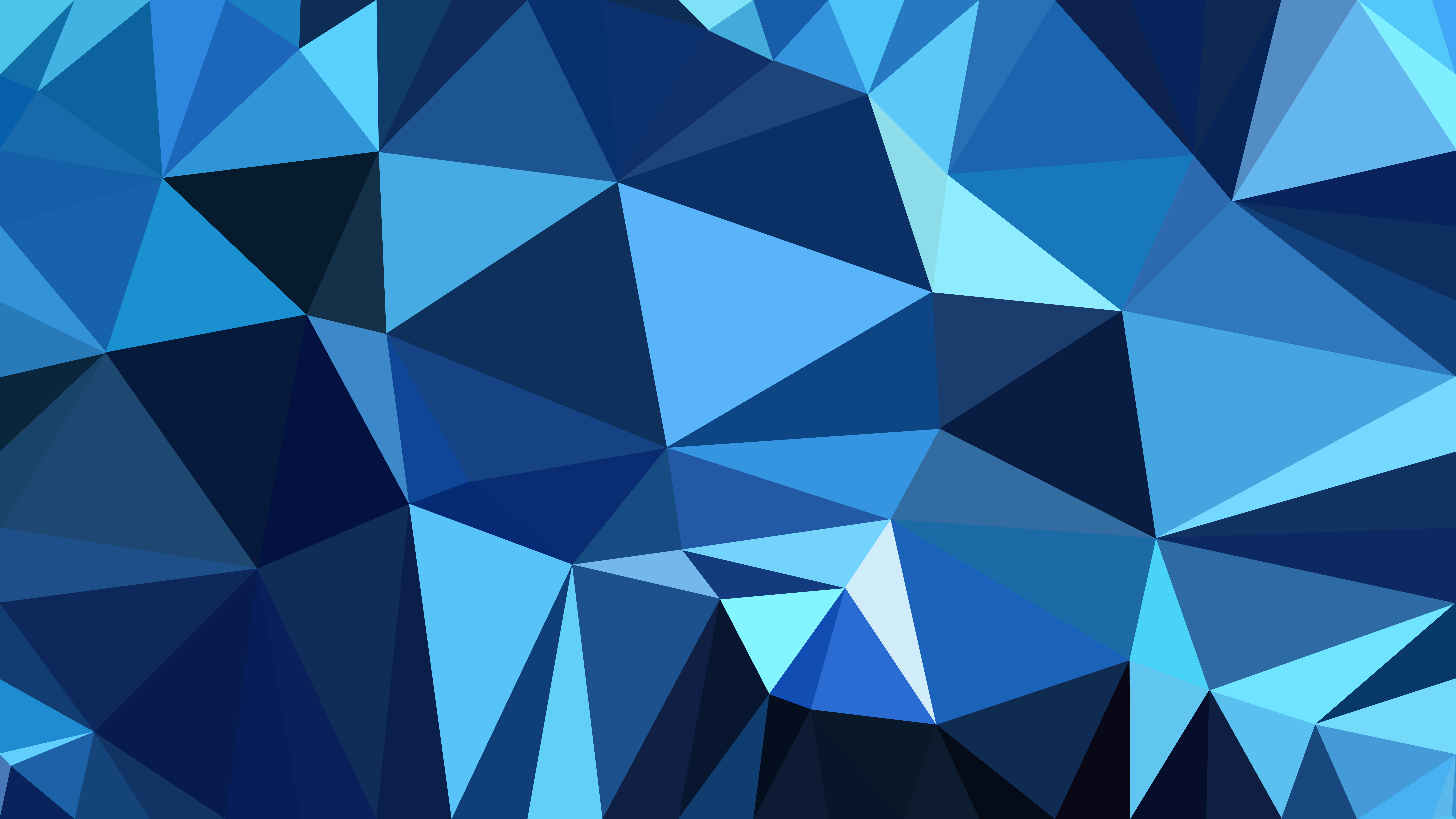 Detail Blue Low Poly Nomer 2