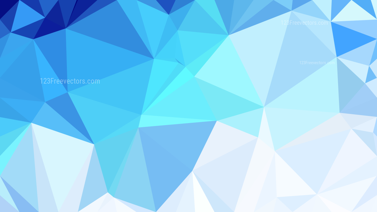 Detail Blue Low Poly Nomer 16