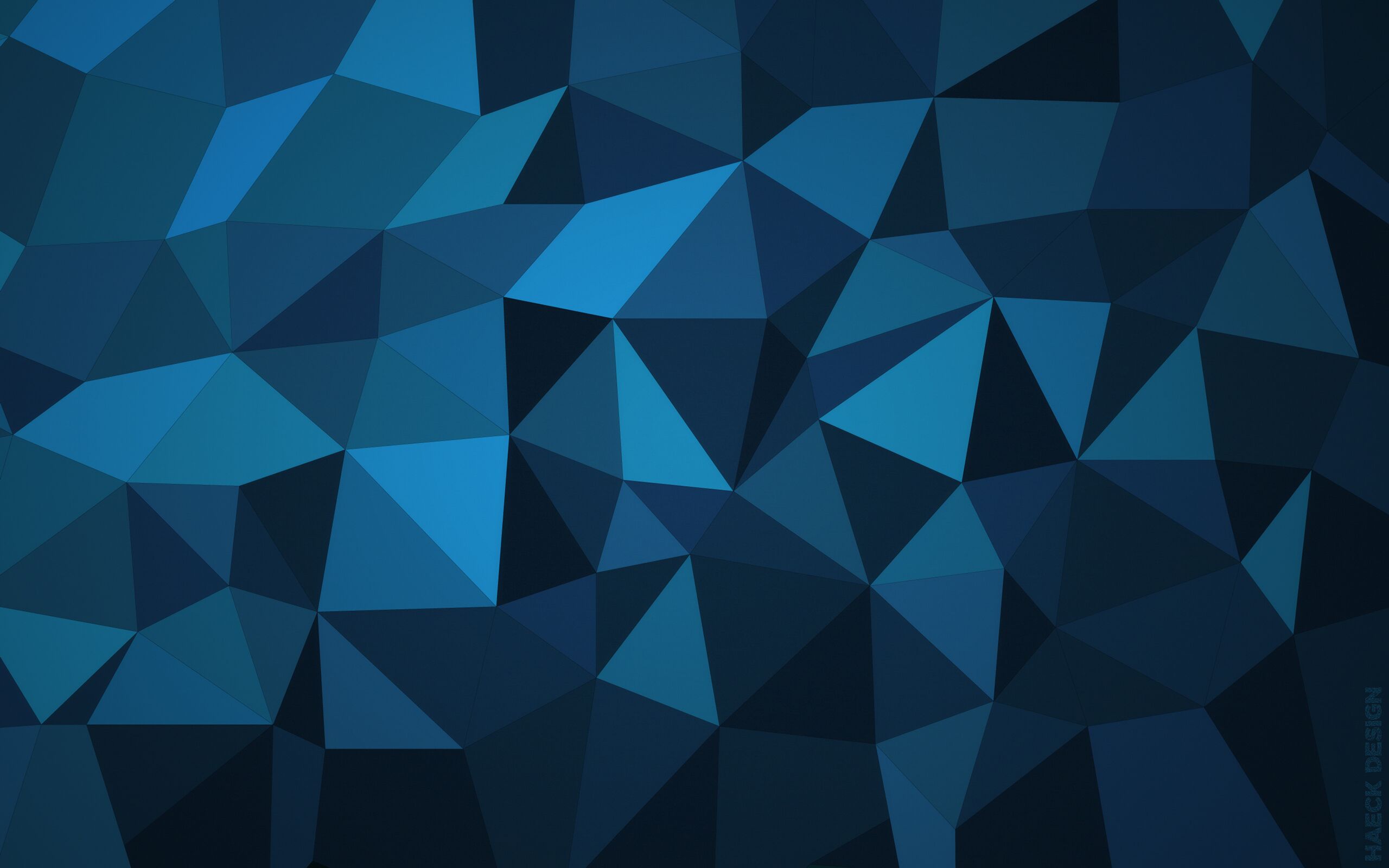 Detail Blue Low Poly Nomer 19