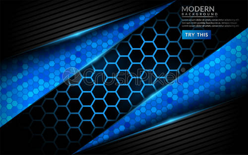 Detail Blue Modern Background Nomer 36