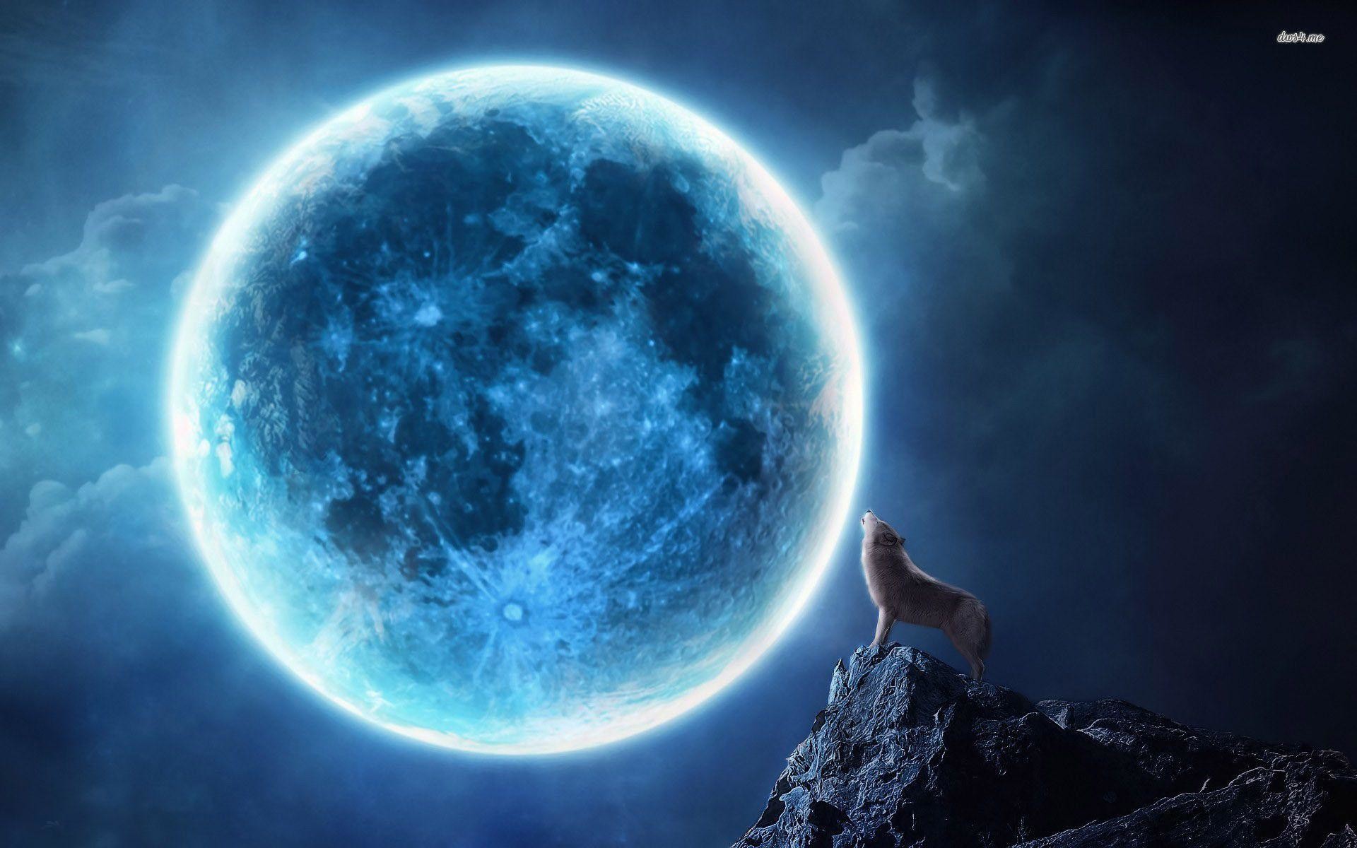 Detail Blue Moon Hd Wallpaper Nomer 18