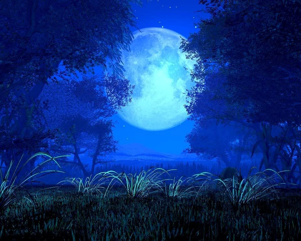 Detail Blue Moon Hd Wallpaper Nomer 40