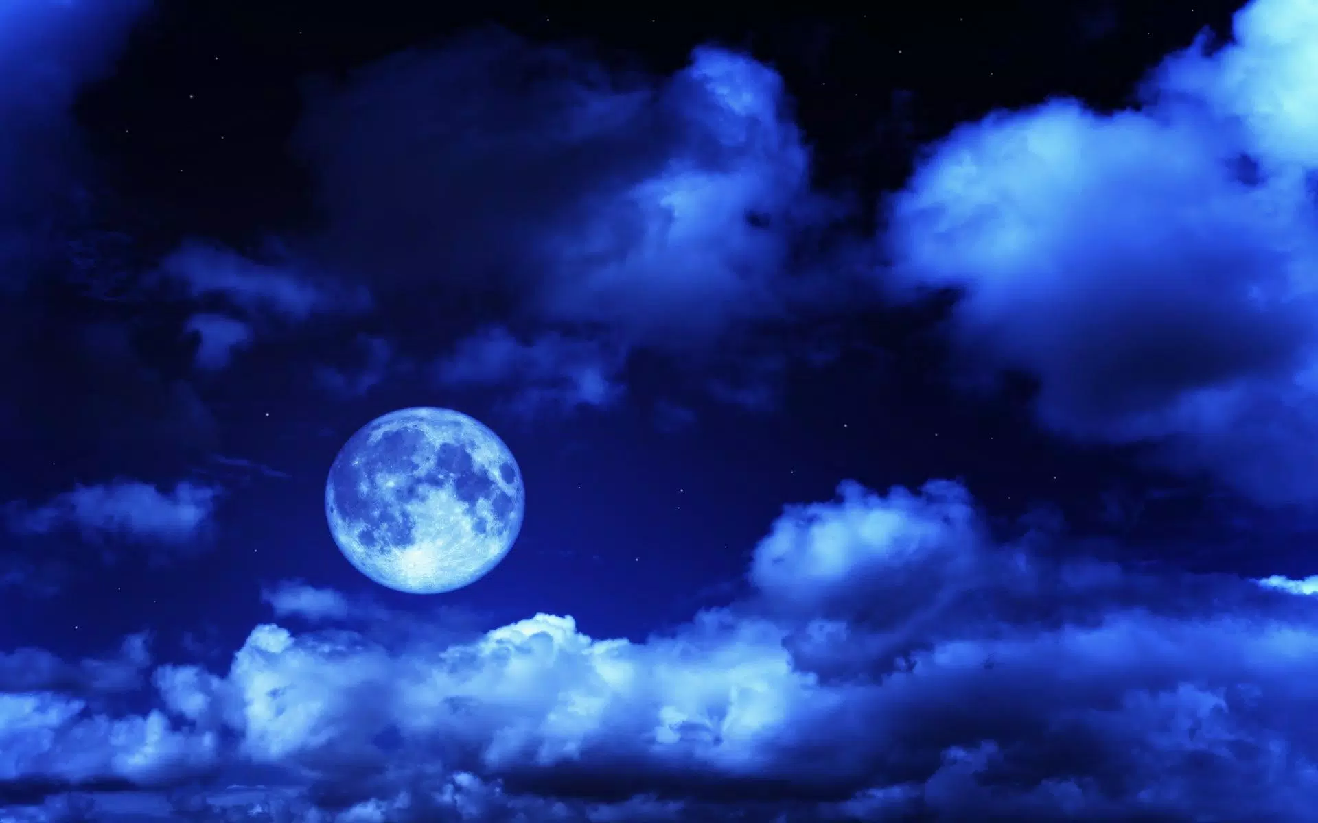 Detail Blue Moon Wallpaper Nomer 30