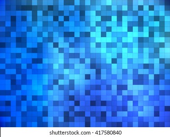 Detail Blue Mosaic Background Nomer 40