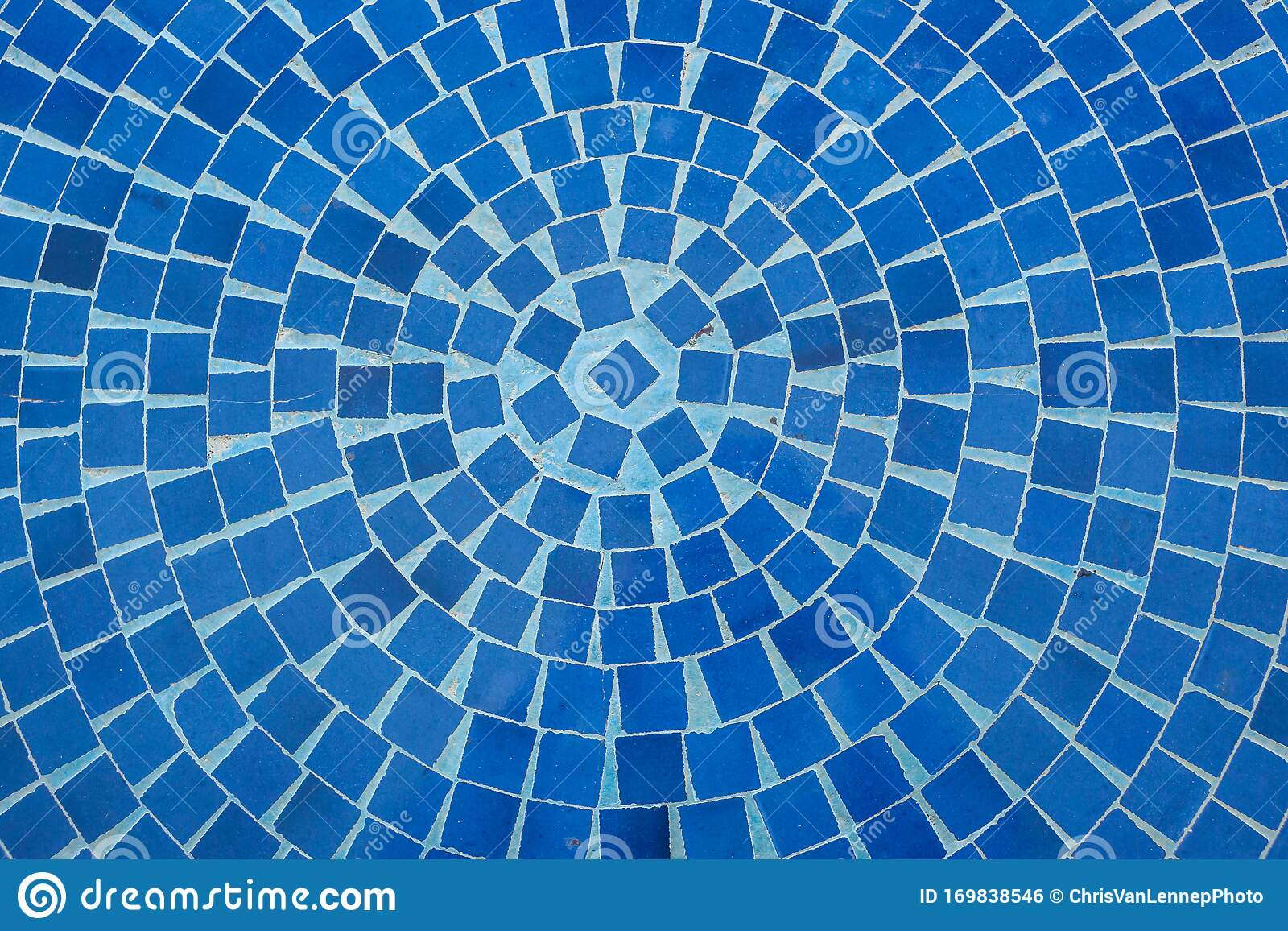 Detail Blue Mosaic Background Nomer 44