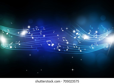 Detail Blue Music Background Nomer 41