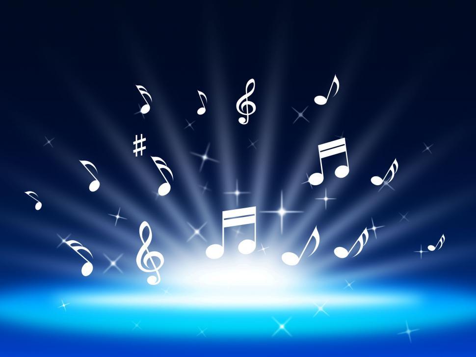 Detail Blue Music Background Nomer 9