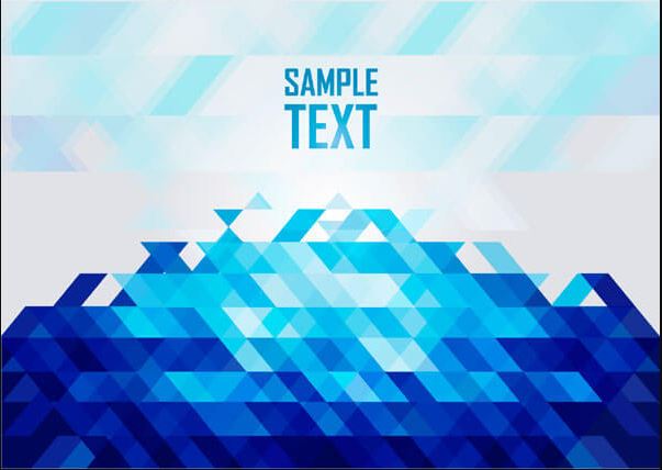 Detail Blue Polygon Wallpaper Nomer 49