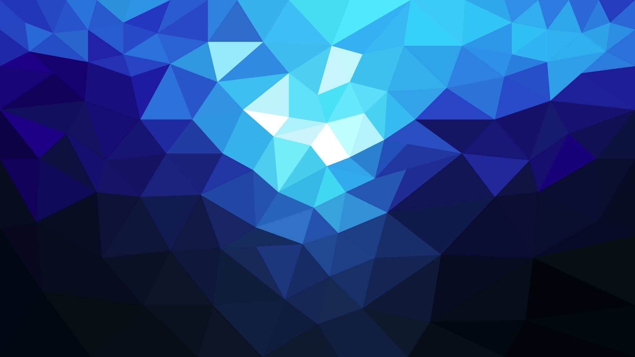 Detail Blue Polygon Wallpaper Nomer 7