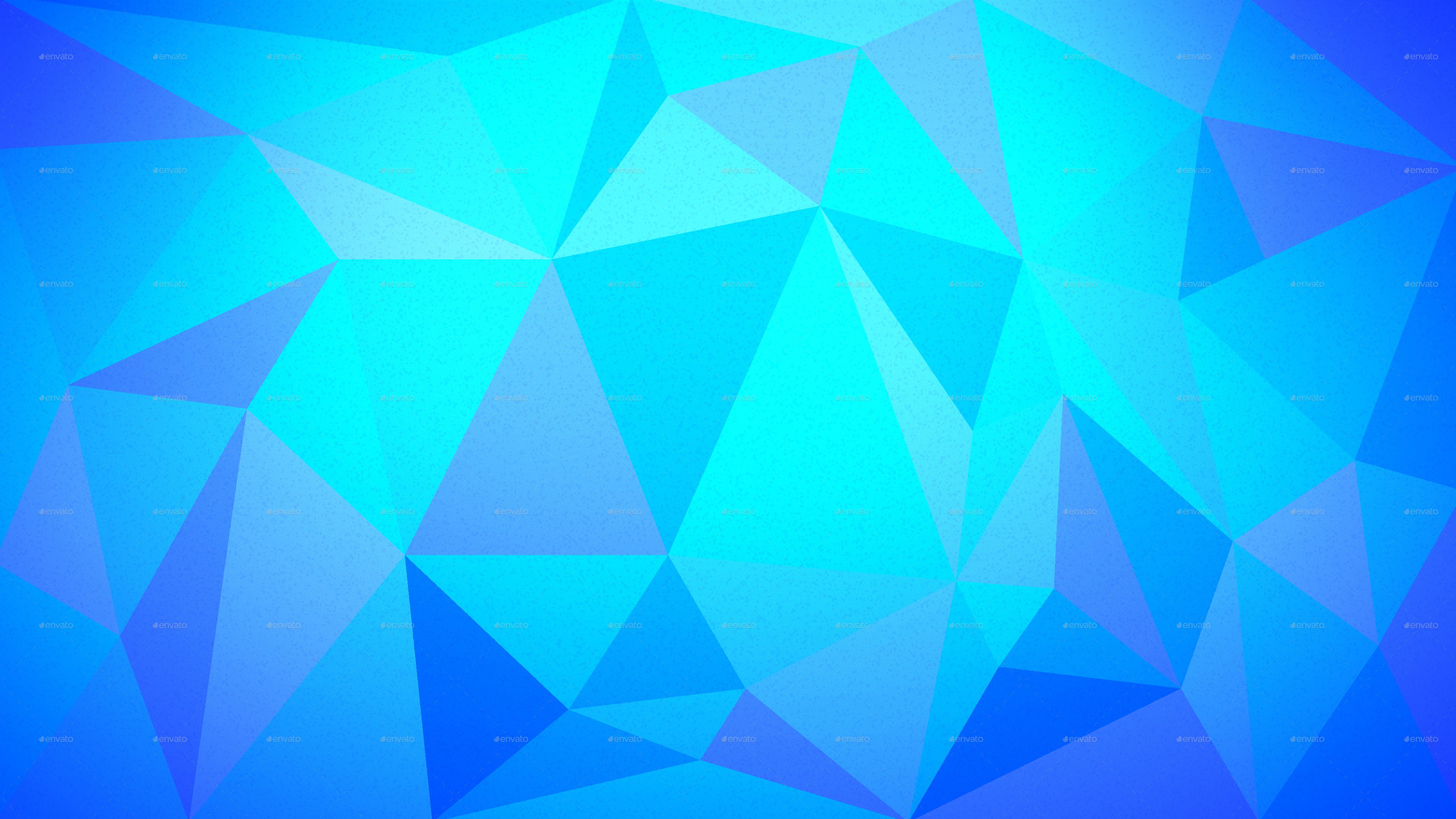 Detail Blue Polygonal Wallpaper Nomer 8