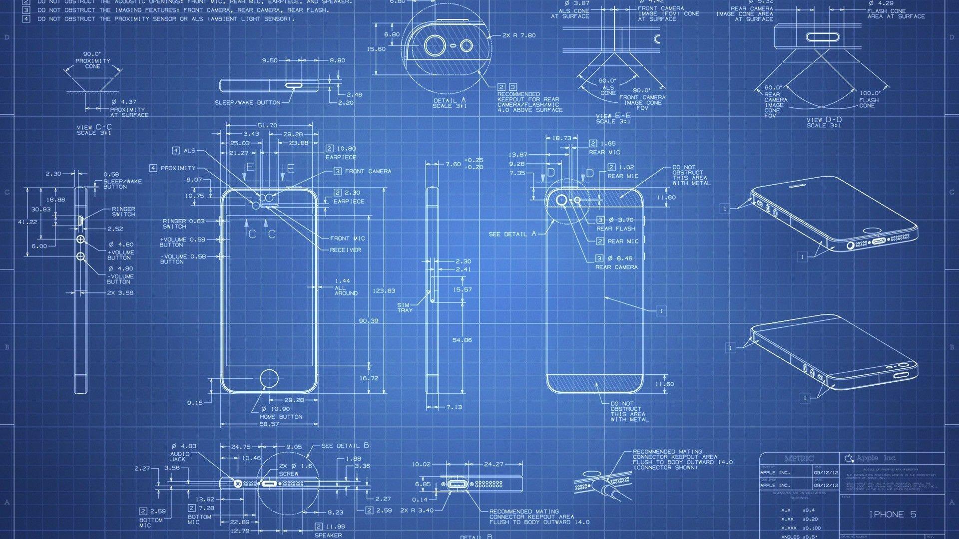 Detail Blue Print Background Nomer 27