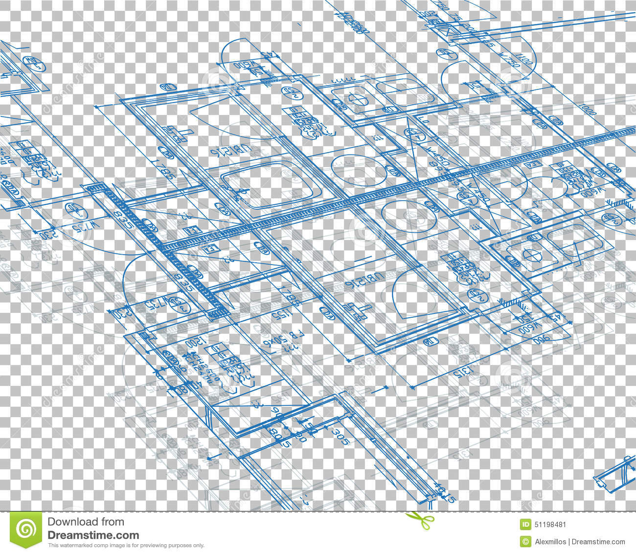 Detail Blue Print Background Nomer 31