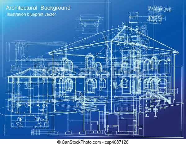 Detail Blue Print Background Nomer 43