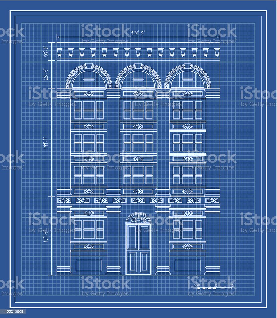 Detail Blue Print Bangunan Nomer 12