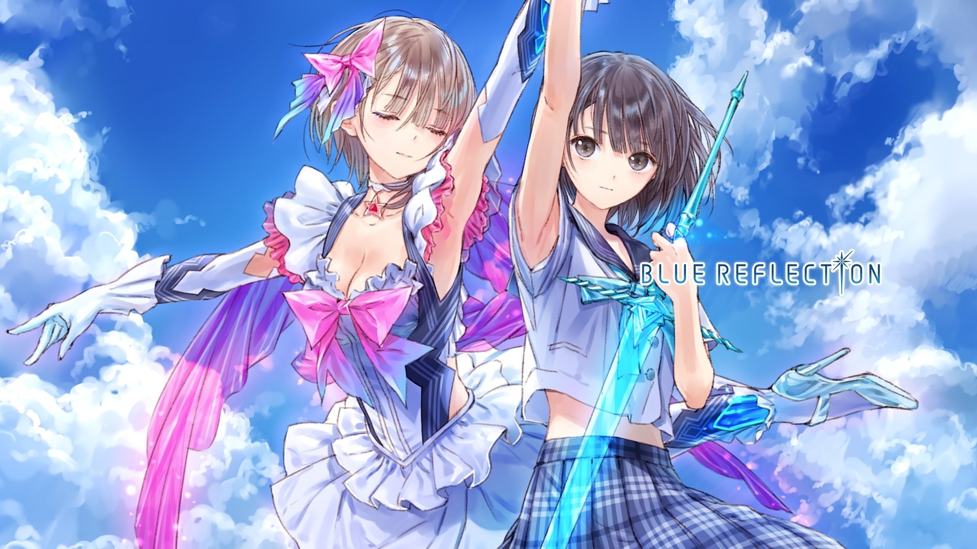 Detail Blue Reflection Wallpaper Nomer 3