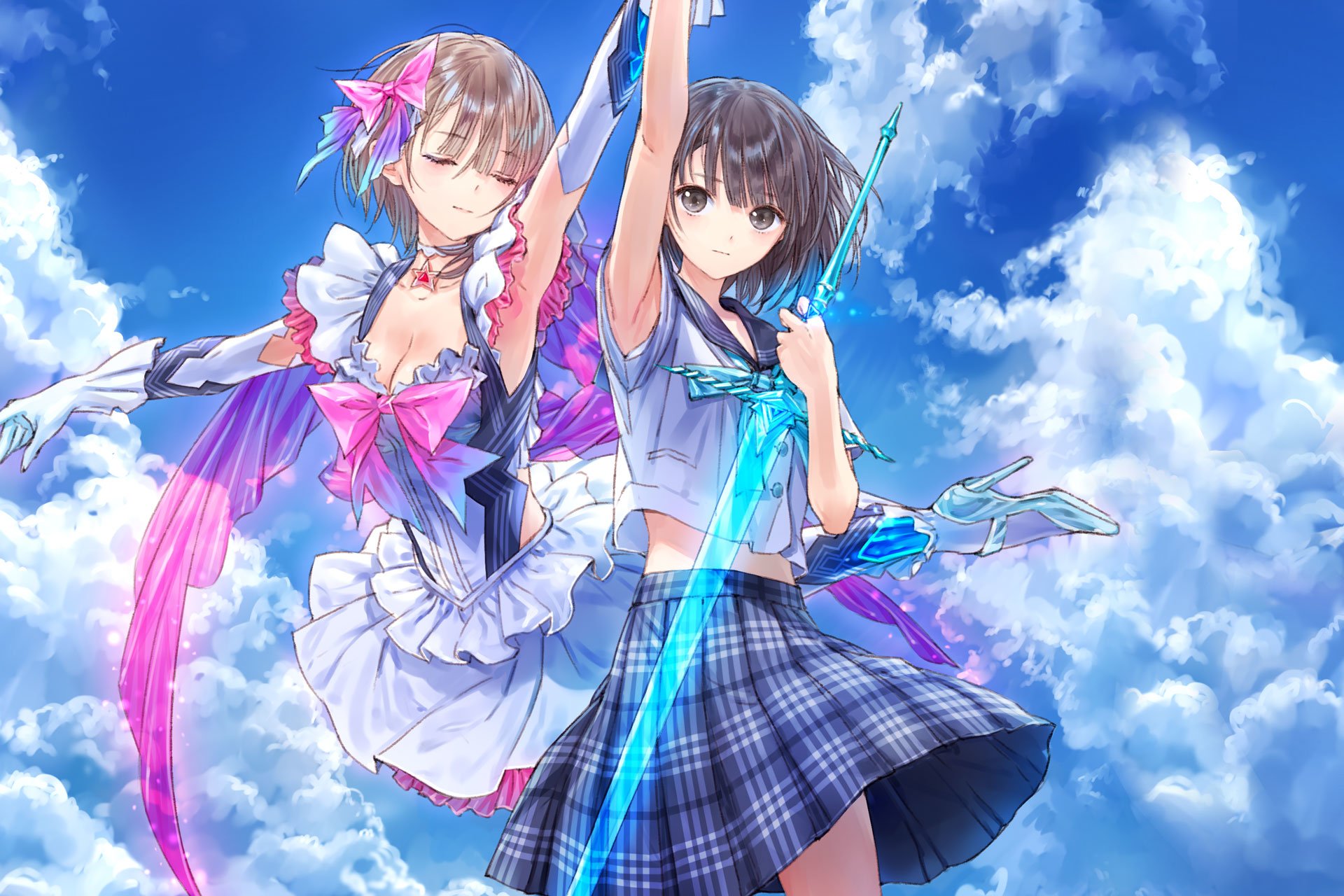 Detail Blue Reflection Wallpaper Nomer 5