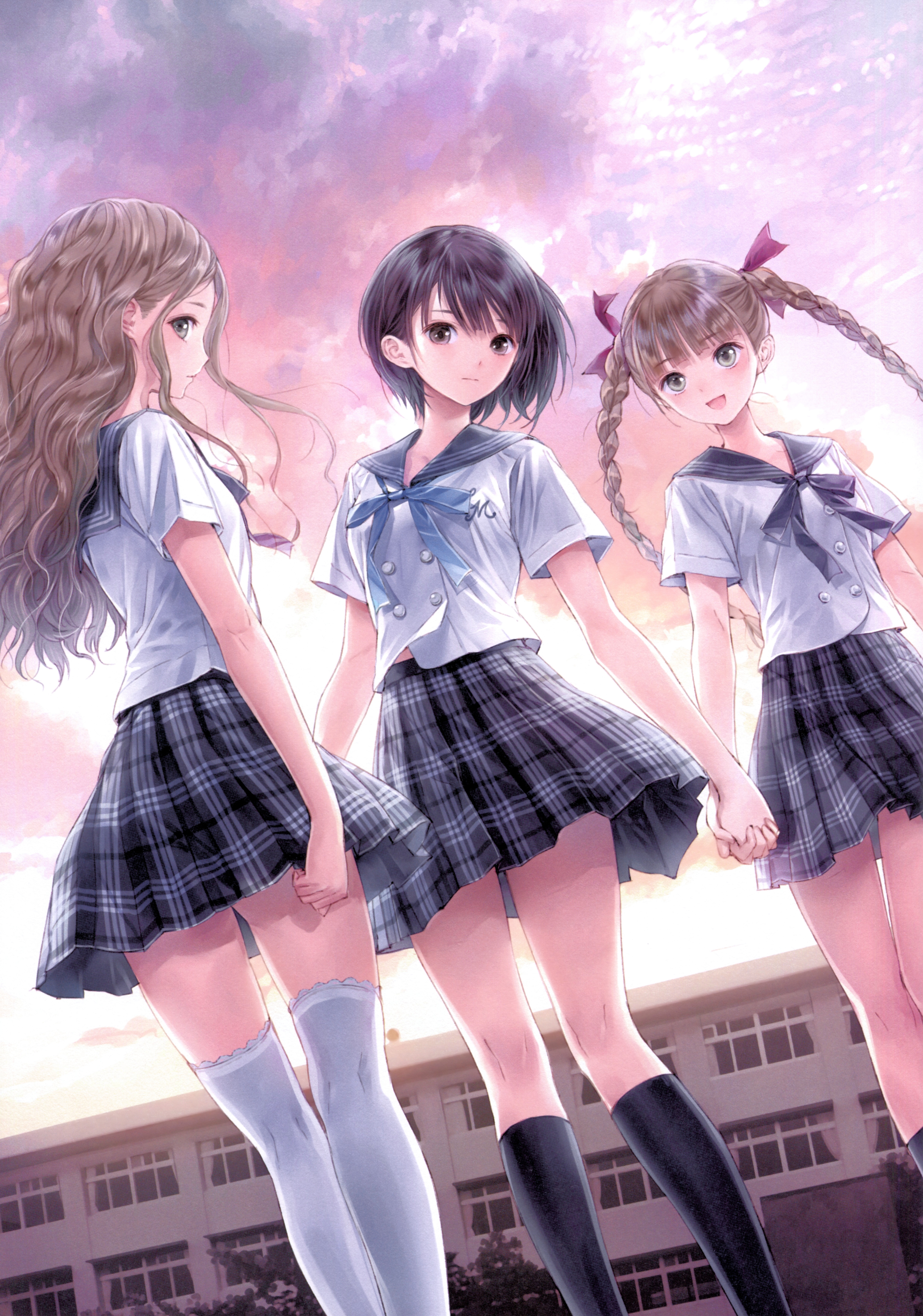 Detail Blue Reflection Wallpaper Nomer 8