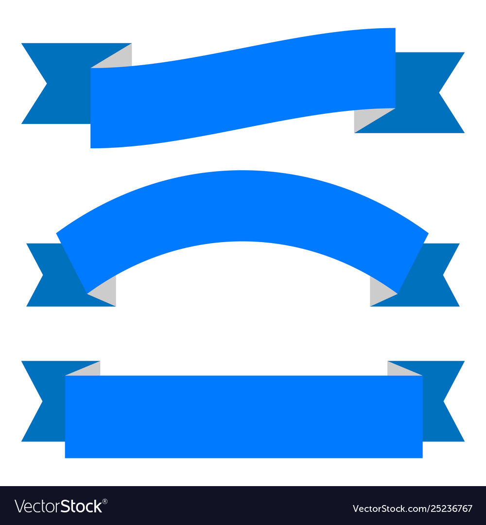 Detail Blue Ribbon Vector Png Nomer 2