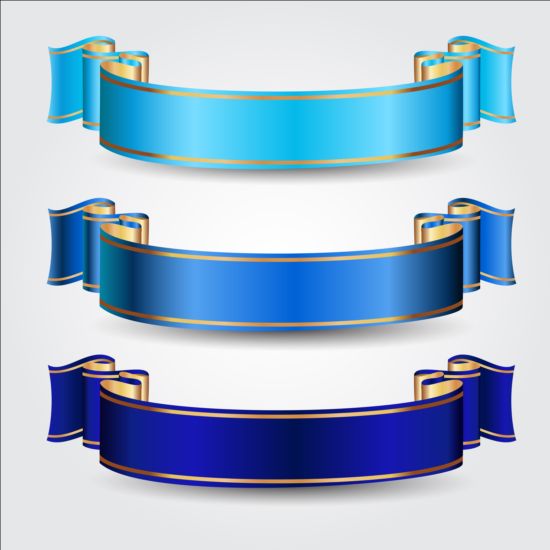Detail Blue Ribbon Vector Png Koleksi Nomer 35
