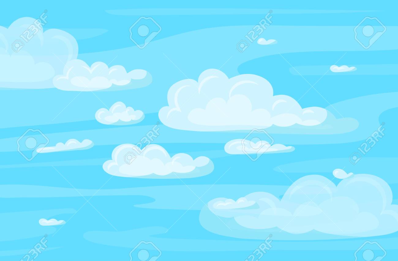 Detail Blue Sky Cartoon Background Nomer 21