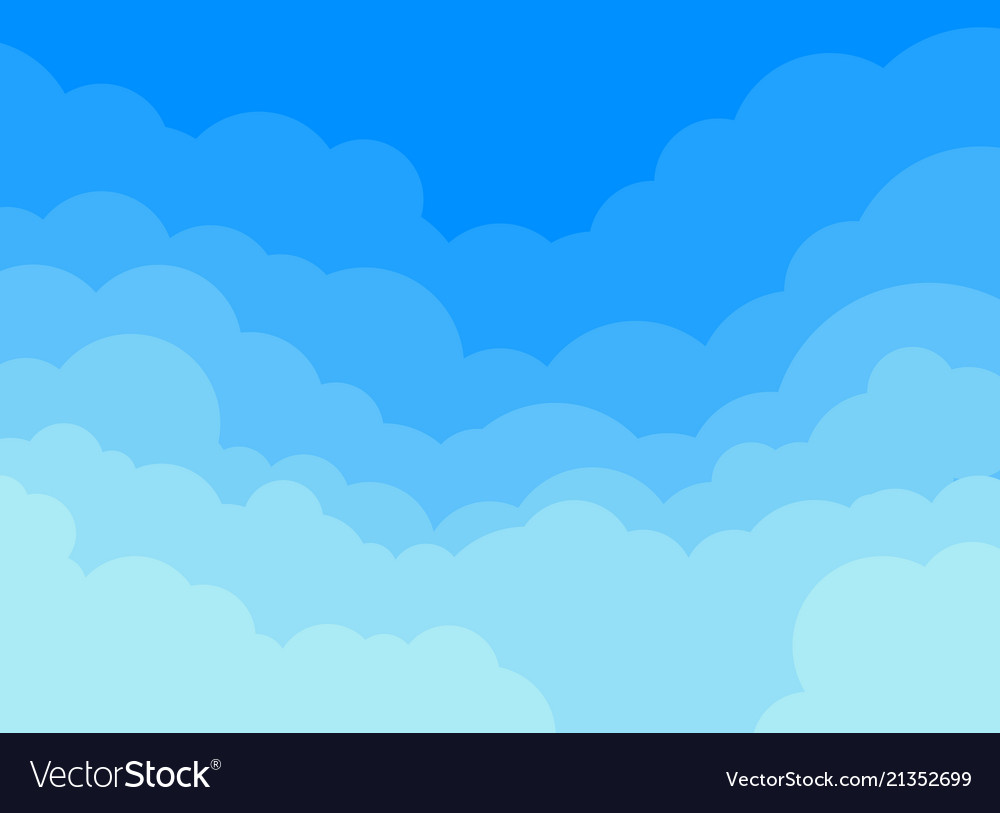 Blue Sky Vector Background - KibrisPDR