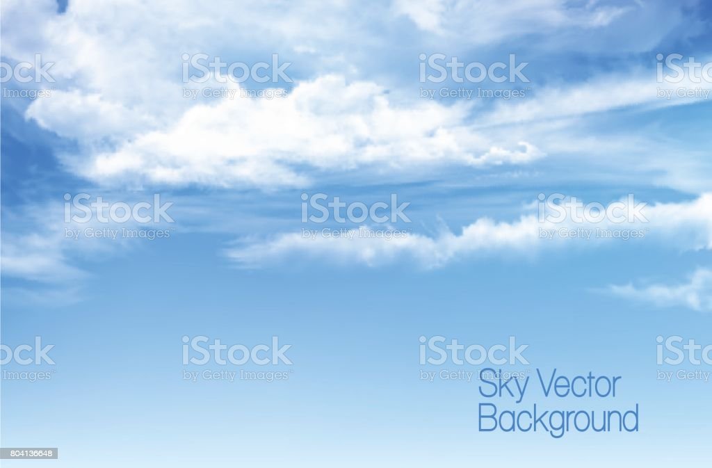 Detail Blue Sky Vector Background Nomer 37