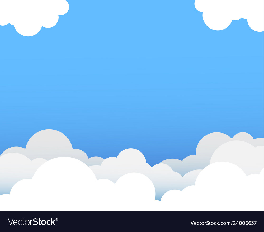 Detail Blue Sky Vector Background Nomer 5