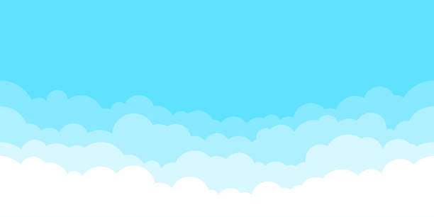 Detail Blue Sky Vector Background Nomer 6