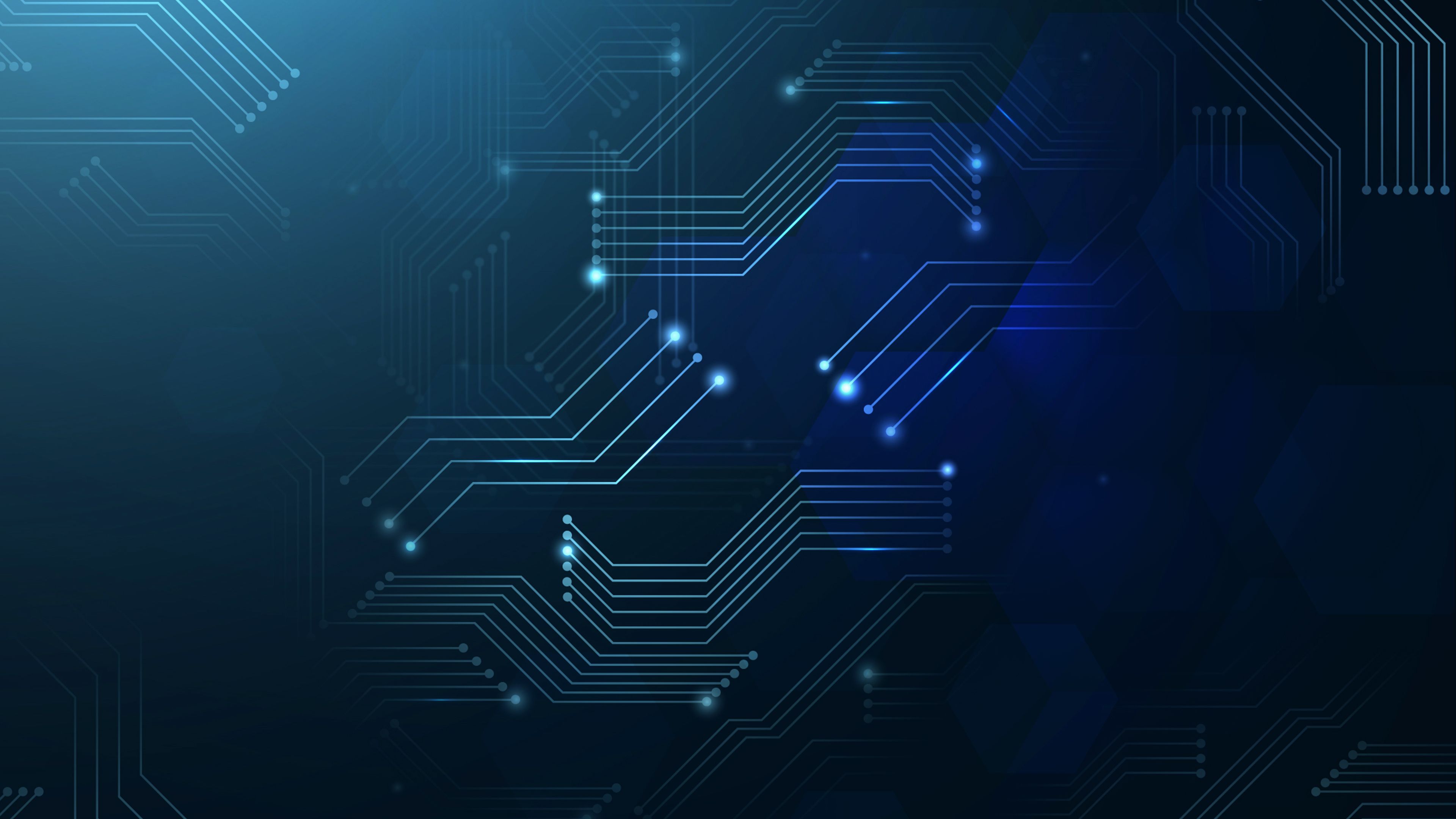 Detail Blue Tech Background Nomer 2