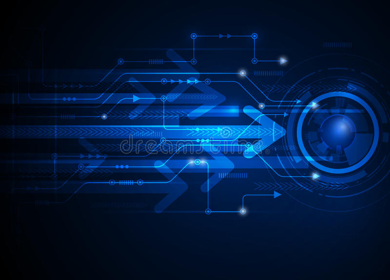 Detail Blue Tech Background Nomer 32