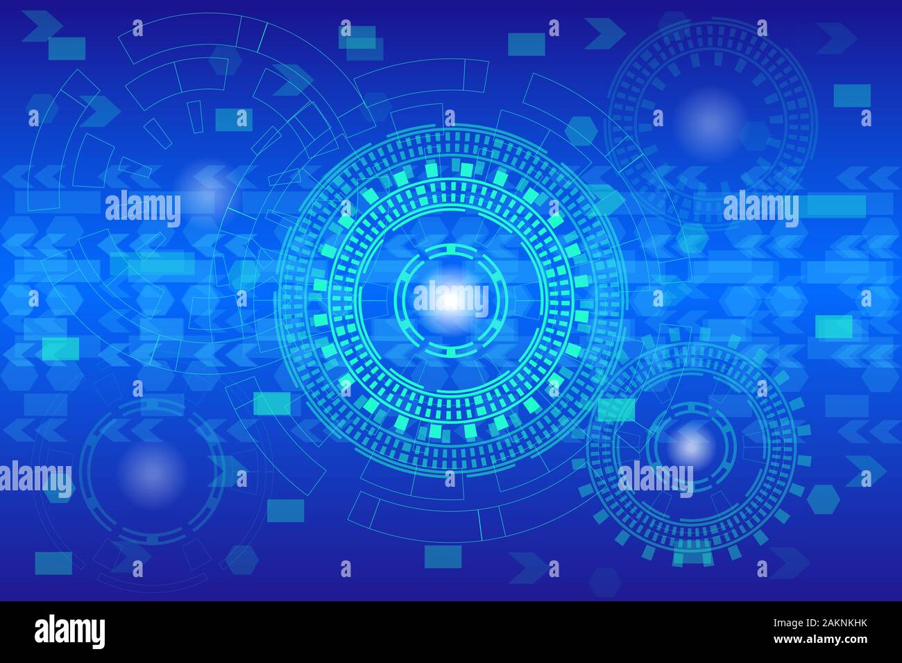 Detail Blue Tech Background Nomer 55