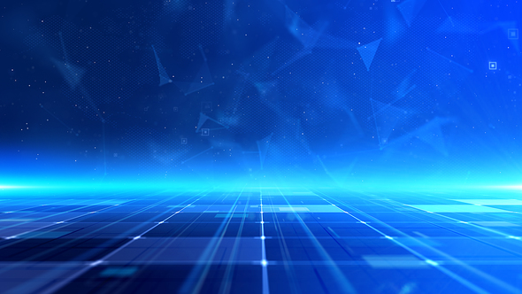 Detail Blue Tech Background Nomer 10