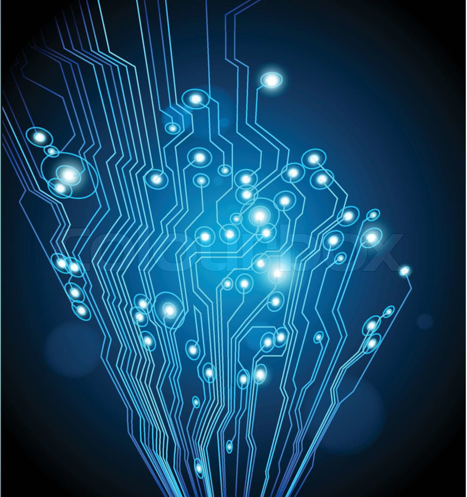 Detail Blue Technology Background Nomer 33