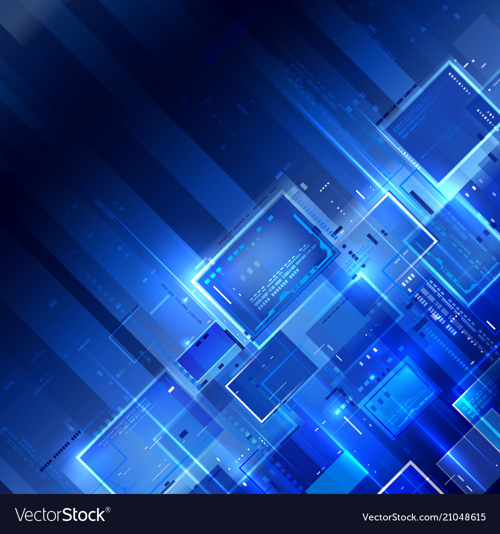 Detail Blue Technology Background Nomer 47