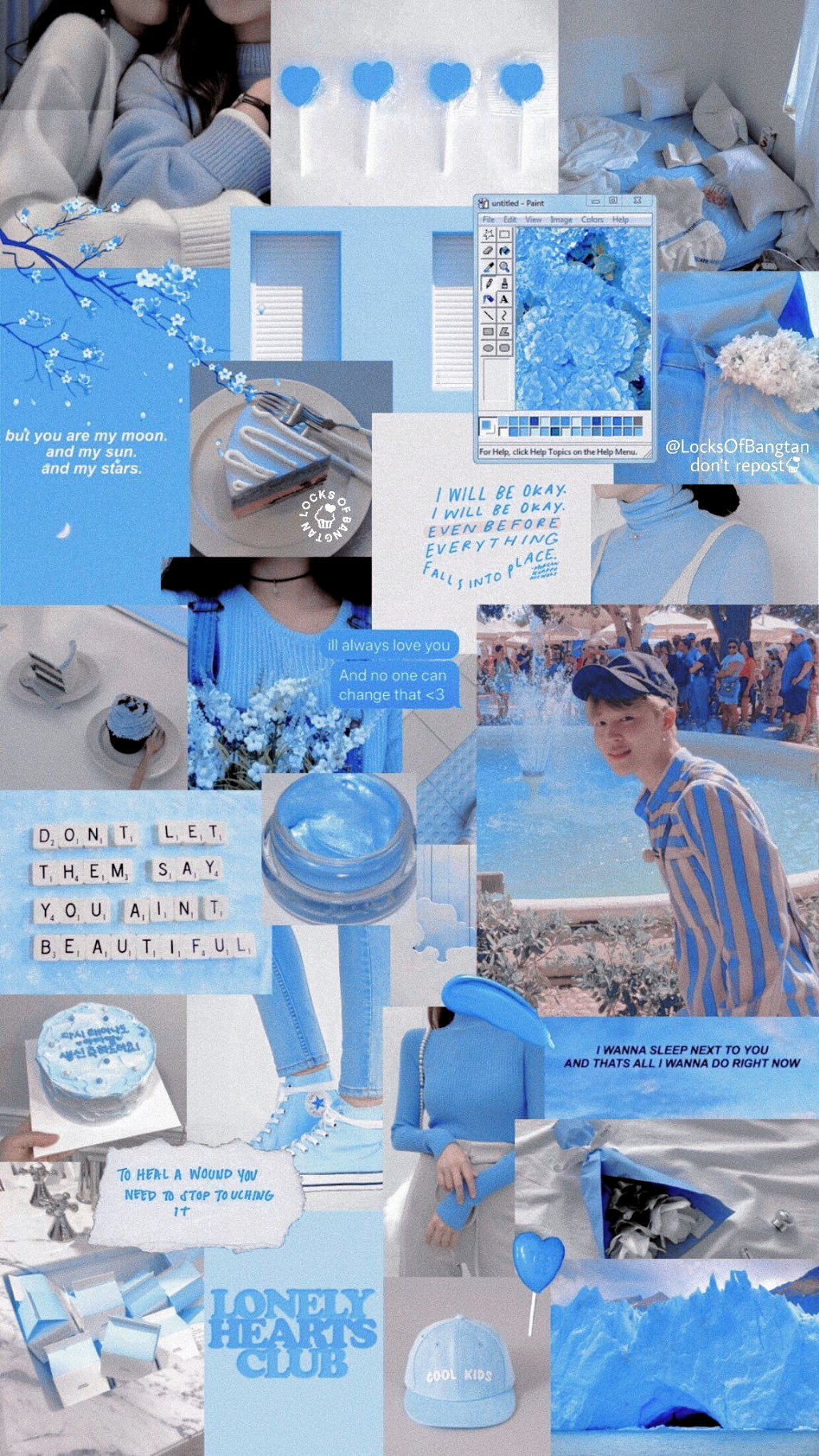 Detail Blue Wallpaper Aesthetic Nomer 25