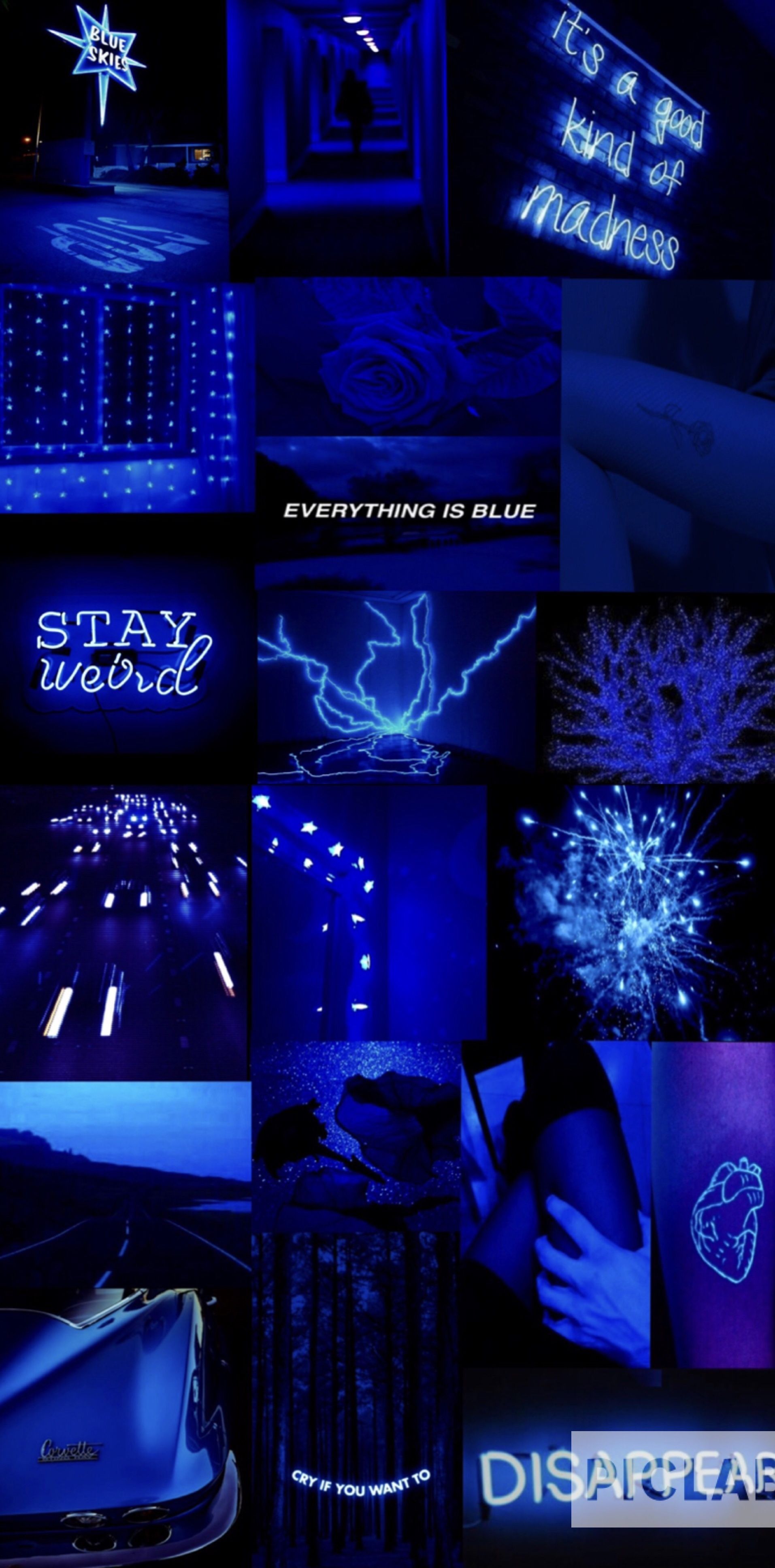 Detail Blue Wallpaper Aesthetic Nomer 28