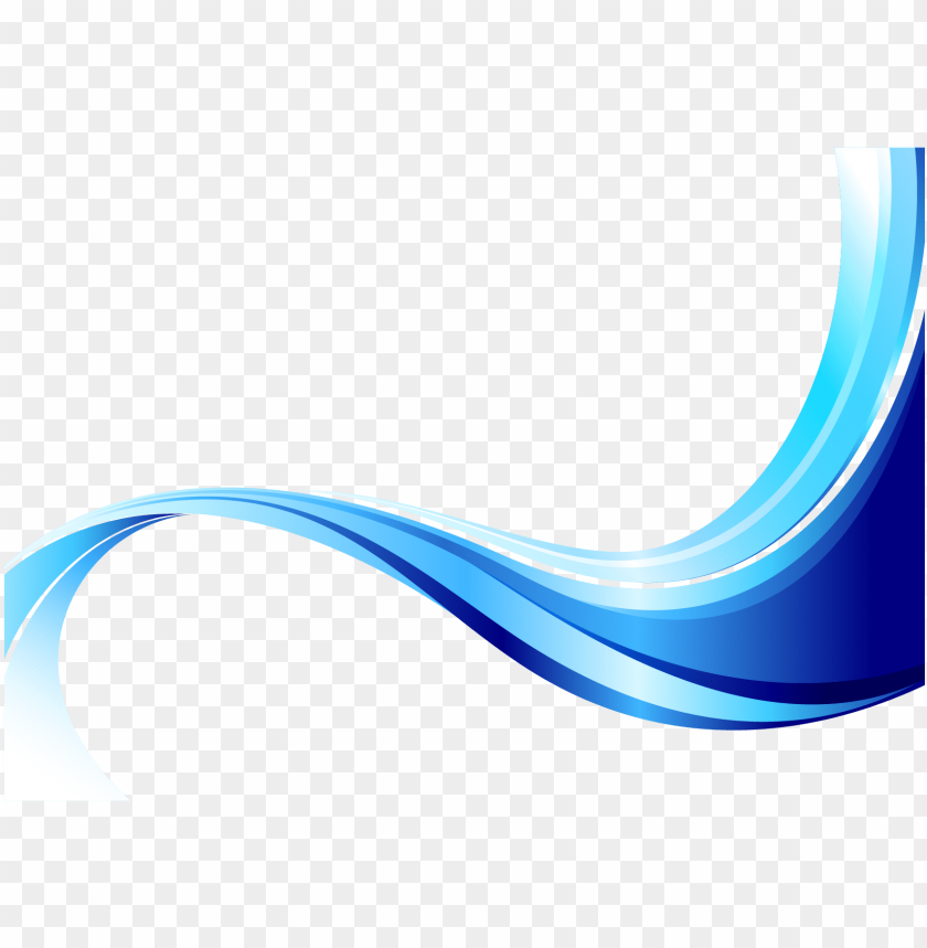 Detail Blue Wave Vector Png Nomer 5